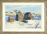 Aiden L. Ripley, Along the Maine Coast, Watercolor on paper
