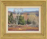Stapleton Kearns, Blueberry Fields”, Waldo County, Maine, Oil on canvas