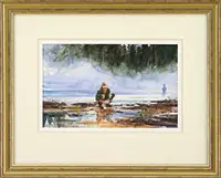 John Swan, The Salmon Guide, Watercolor