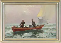 Jeff Weaver, Thick O’Fog, Grand Banks 2006, Oil on canvas