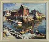 Emile Albert Gruppe, Motif #1, Oil on canvas
