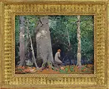 Wood Nymph by Emile Albert Gruppe, Oil on canvas board, sold Aug 2017