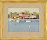 David Bareford, Smith’s Cove View from Rocky Neck, Gloucester, Oil on canvas