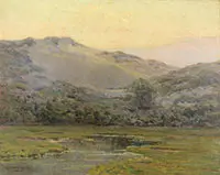 Melbourne H. Hardwick, Dunes Near Crane Beach, Ipswich, Massachusetts, Oil on canvas