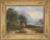 Andrew Melrose, Crawford Notch, White Mountains, New Hampshire, Oil on canvas