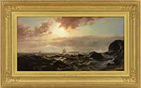 Arthur Quartley, Afternoon, Rhode Island Coast, Oil on canvas