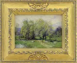 Hugh Bolton Jones, Spring Landscape, Oil on canvas