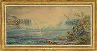 Peter Roos, Niagara Falls, Watercolor