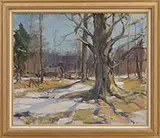 Carl W. Peters, Winter Landscape, New York
