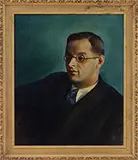 Guy Pène du Bois, Portrait of a Man with Spectacles