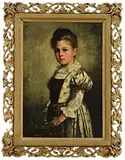 Norma Virgin van Sweringen, and UNSIGNED (American School, 19th century) TWO PORTRAITS: KATHELINE TAPPEN AND ELISABETH TAPPEN, 1) Mixed media,