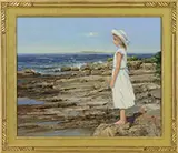 Sally Swatland, Ocean Point, Oil on canvas
