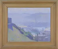 Leslie Prince Thompson, Landscape Et Bologne, Large oil on canvas