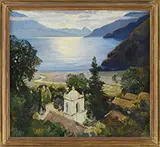 Anthony Thieme, Punta Gorge, Laguna De Atitlan, Guatemala, Oil on canvas