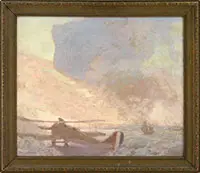 Glen Mitchell, Early Birds, Oil on canvas