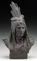 Théodore Baur, Chief Crazy Horse, Bronze