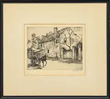 Alfred Heber Hutty, Vegetables, Drypoint
