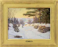 Robert Lewis Reid, Winter, Oil on canvasboard