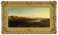 George McCord, Sunset, Oil on canvas