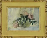 Charles Ethan Porter, Still-Life with Pink Roses, Oil on canvas