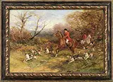 Heywood Hardy, The Meet with Riders & Hounds