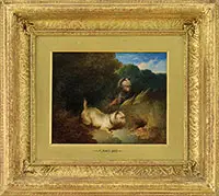 Paul Jones, Watching the Foxhole, Oil on canvas