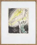 Marc Chagall, Vision of Isaiah, Color etching