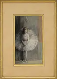 Edgar Degas, Ballerina, Pastel and gouache over drypoint