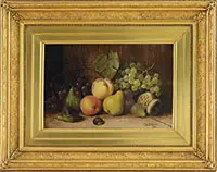 Guiseppe Falchetti, Still Life of Fruit, Oil on canvas