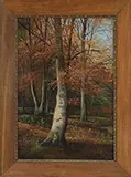 Ivan F. Choultse, Autumn Woods, Oil on canvas
