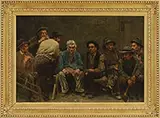 John Joseph Enneking, The Work Gang, Oil on canvas
