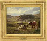 George Glenn Newell, Dover Plains Farm, Oil on canvas