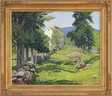 James Goodwin McManus, The House in the Hills, Oil on canvas