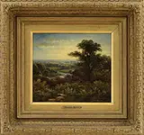 Alexander Helwig Wyant, Panoramic Landscape, Oil on canvas