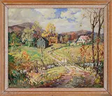James K Bonnar, Autumn, Oil on canvas