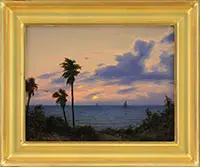 Cocktail Time by William R. Davis, Oil on panel, sold Aug 2017