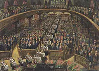 Alzira Boehm Peirce, Five Works: 1) Swanee Inn, 2) “Easter Processional”, 3) Untitled, Waldo Amongst the Ladies, 4) Untitled, Alzira and Child, 5) Untitled, Tabletop Still Life, All oil on canvas. All unframed. 1)