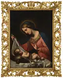 Achille Leonardi, Madonna and Child, Oil on canvas