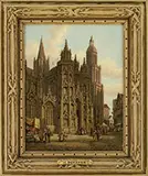 Heinrich Schäfer, St Pierre Evreaux, Normandy, Oil on canvas