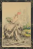 Musetta by Louis Icart, Color etching and aquatint, circa 1927 (H.C.I. 319), sold Aug 2017