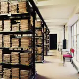 Sachsisches Staatsarchiv Dresden I by Candida Höfer, 1999, Chromogenic print, offered Apr 2014