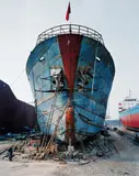Shipyard #20, Qili Port, Zhejiang Province, China by Edward Burtynsky, 2005, Digital chromogenic print, sold Apr 2014
