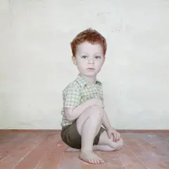 Study of a Boy 2 by Loretta Lux, 2002, Dye destruction print, sold Apr 2014
