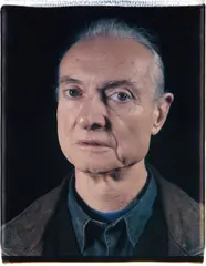 Chuck Close, Roy Lichtenstein, 1993, Polaroid print, mounted