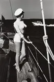 Winnie off the Coast of Cannes by Helmut Newton, 1975, Gelatin silver print, printed later, sold Apr 2014