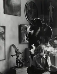Max Ernst by Arnold Newman, 1942, Gelatin silver print, printed later, sold Oct 2014