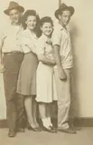 Mike Disfarmer, Group portrait, circa 1940, Gelatin silver print