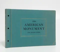 The American Monument by Lee Friedlander, New York: The Eakins Press Foundation, 1976, offered Oct 2014