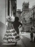 Christian Bérard, Robe à volants pour Feria à Seville