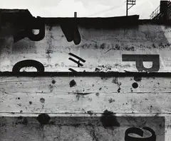 St. Louis 9 by Aaron Siskind, 1953, Gelatin silver print, sold Oct 2014